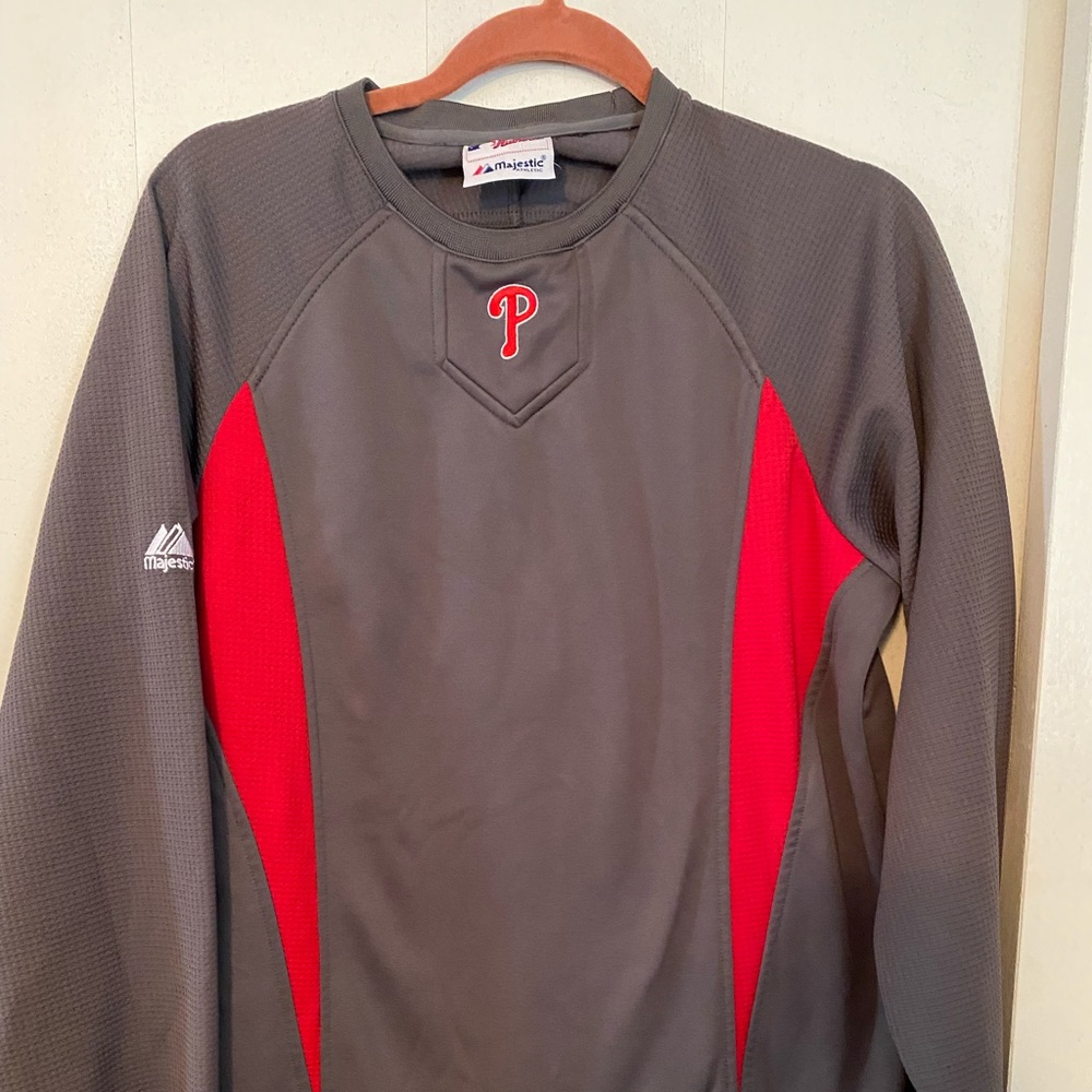 Philadelphia Phillies Authentic Crew Neck Pullover